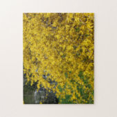 Geel Forsythia Flowers Orton Effect Legpuzzel (Verticaal)