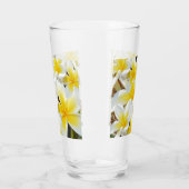 Geel Frangipani Bouquet, Drink Glass Glas (Links)