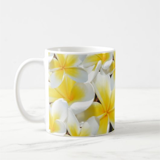 Geel Frangipani Bouquet, Koffiemok (Links)