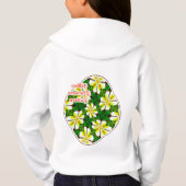 geel Frangipani-patroon (Achterkant)