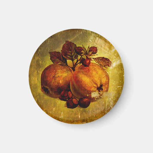 geel fruit magneet (Voorkant)