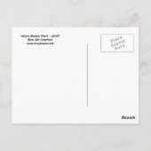 Geel garnaal Plant met mieren briefkaart (Achterkant)