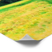 Geel gebied op het Inspirerend citaat van de Weg Poster (Hoek)