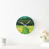 Geel gebied op het Inspirerend citaat van de Weg Ronde Klok (Huis)