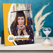 Geel gebogen Lijst Foto Afstuderen Fotoplaat (Zijkant)