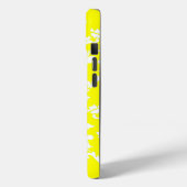 Geel gebold Damask @ Emporiomoffa Case-Mate iPhone Case (Achterkant / Links)