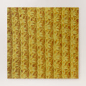 Geel gebreide stof: gestreepte textuur. legpuzzel (Horizontaal)