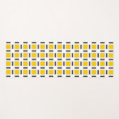 Geel gecontroleerd yogamat (Voorkant (horizontaal))