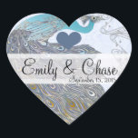 Geel Geel Aqua Peacock Feathers Wedding Sticker<br><div class="desc">zie meer  vredestichtende vogelproducten Peacock Wedding Invitations  Art Nouveau Peacock Bird Parade Wedding - zie meer  vogelproducten  Paisley Peacock Colors of Fuchsia and Limoen Paisley Wedding Invitation - Paisley Peacock Colors Wedding Invitations,  RSVP,  Save the Date and Direction of Reception Cards. RSVP & Place Cards RSVP & Place Cards</div>