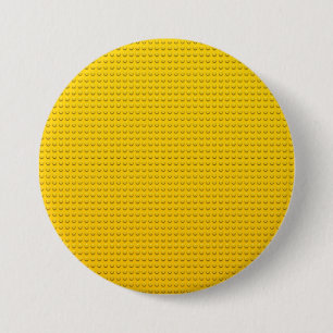 geel geel geel ronde button 7,6 cm