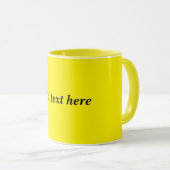 Geel-geel, gewoon zonnegeel, mok (Voorkant rechts)