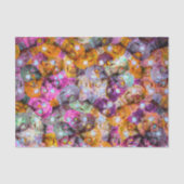 Geel Geel Goud Roze  stijl Tissuepapier (Voorkant)