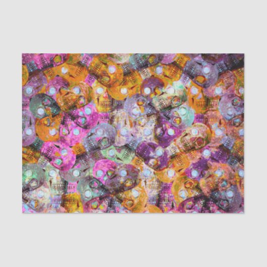 Geel Geel Goud Roze  stijl Tissuepapier (Voorkant)