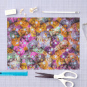 Geel Geel Goud Roze  stijl Tissuepapier (Craft)