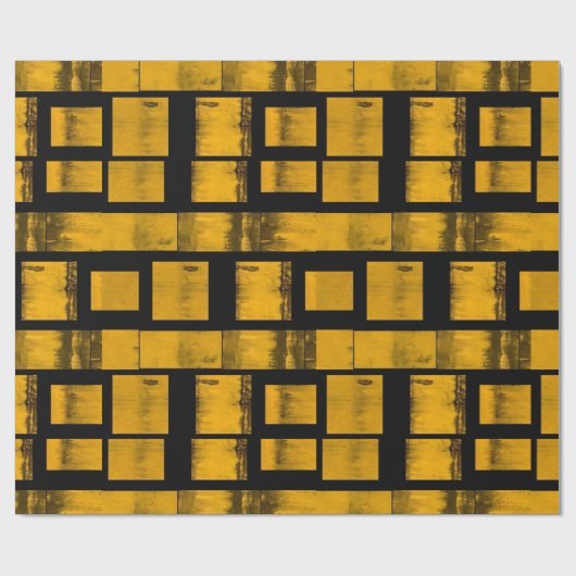 Geel geel papier met glanzend opvulpapier (Vlak)