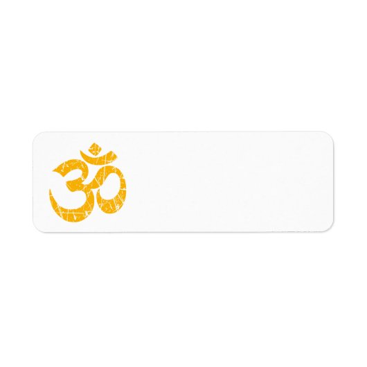 Geel geel symbool om gekraakt etiket (Voorkant)