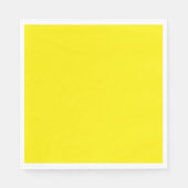 Geel-geel, zonneschijn geel, servet (Voorkant)