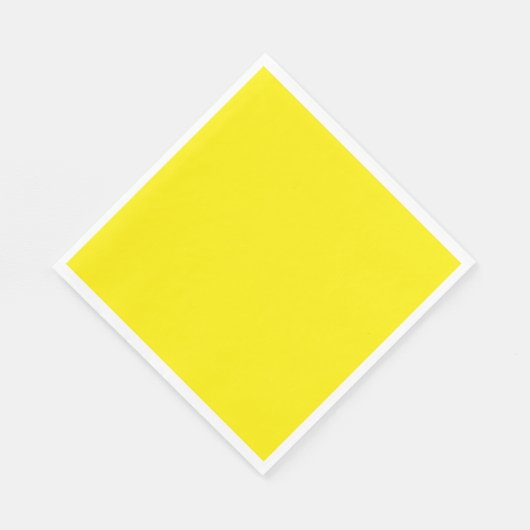 Geel-geel, zonneschijn geel, servet (Hoek)