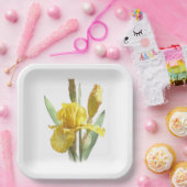 Geel gekaard Iris Bord voor botanisch kunstpapier (Feest)