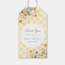 Geel Gekke Gans Baby shower Dank u Cadeaulabel