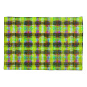 Geel gekleurd afdrukken kussensloop (Achterkant-Links)