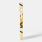 Geel gekleurd glazen patroon Case-Mate iPhone case (Achterkant / Links)