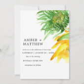 Geel gekleurde zonnebloemen Weddenschappen (Voorkant)