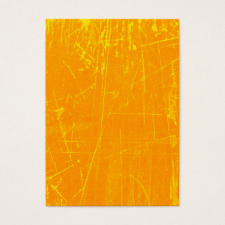 Geel Gekrabde Verouderde en Versleten Textuur Visitekaartjes