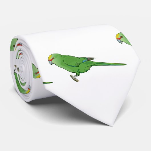 Geel gekroond Kakariki Stropdas (Opgerold)