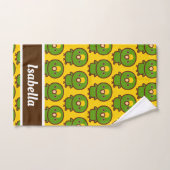 Geel gekroonde amazone handdoek (Handdoek)
