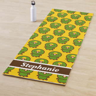 Geel gekroonde amazone yogamat