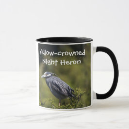 Geel gekroonde Night Heron Mok