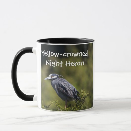 Geel gekroonde Night Heron Mok (Links)