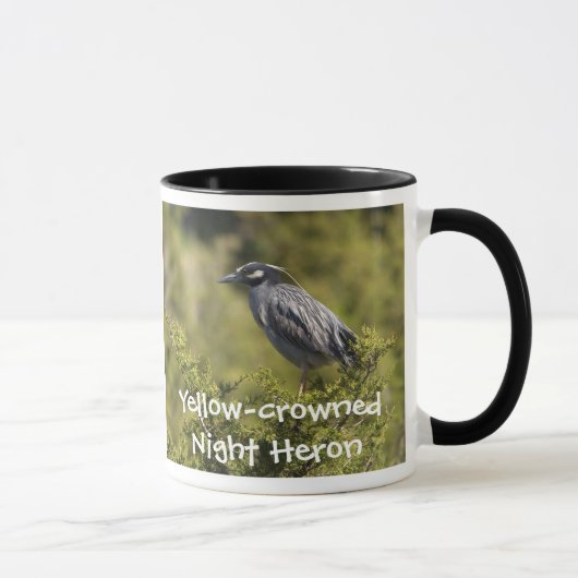 Geel gekroonde Night Heron Mok (Rechts)