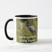 Geel gekroonde Night Heron Mok (Links)