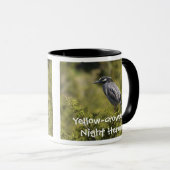 Geel gekroonde Night Heron Mok (Voorkant rechts)