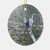 Geel-gekroonde Night Heron Ornament (Links)