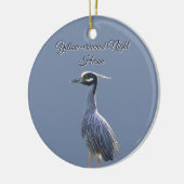 Geel gekroonde Night Heron Ornament (Links)