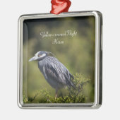 Geel gekroonde Night Heron Ornament (Links)