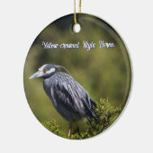 Geel-gekroonde Night Heron Ornament (Links)