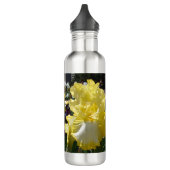 Geel gekruid Iris Irises Flowers floral Waterfles (Links)