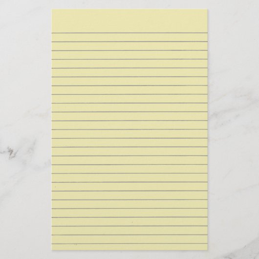 Geel gelaagd banketbakkerij briefpapier (Voorkant)