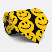 Geel gelukkig stropdas (Opgerold)