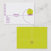 Geel Geometrisch - Chubby Visitekaartje (Voorkant / Achterkant)