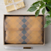 Geel, geometrisch, levendig, abstract trendpatroon tissuepapier (Geschenk)