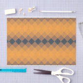 Geel, geometrisch, levendig, abstract trendpatroon tissuepapier (Craft)