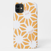 Geel geometrisch patroon Case-Mate iPhone case (Achterkant)