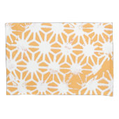 Geel geometrisch patroon kussensloop (Voorkant)