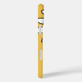 geel gepersonaliseerd Case-Mate iPhone case (Achterkant / Rechts)