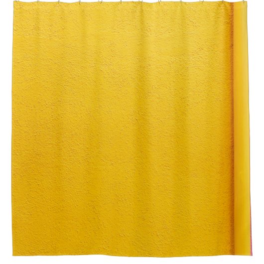 Geel geschilde wand douchegordijn (Voorkant)